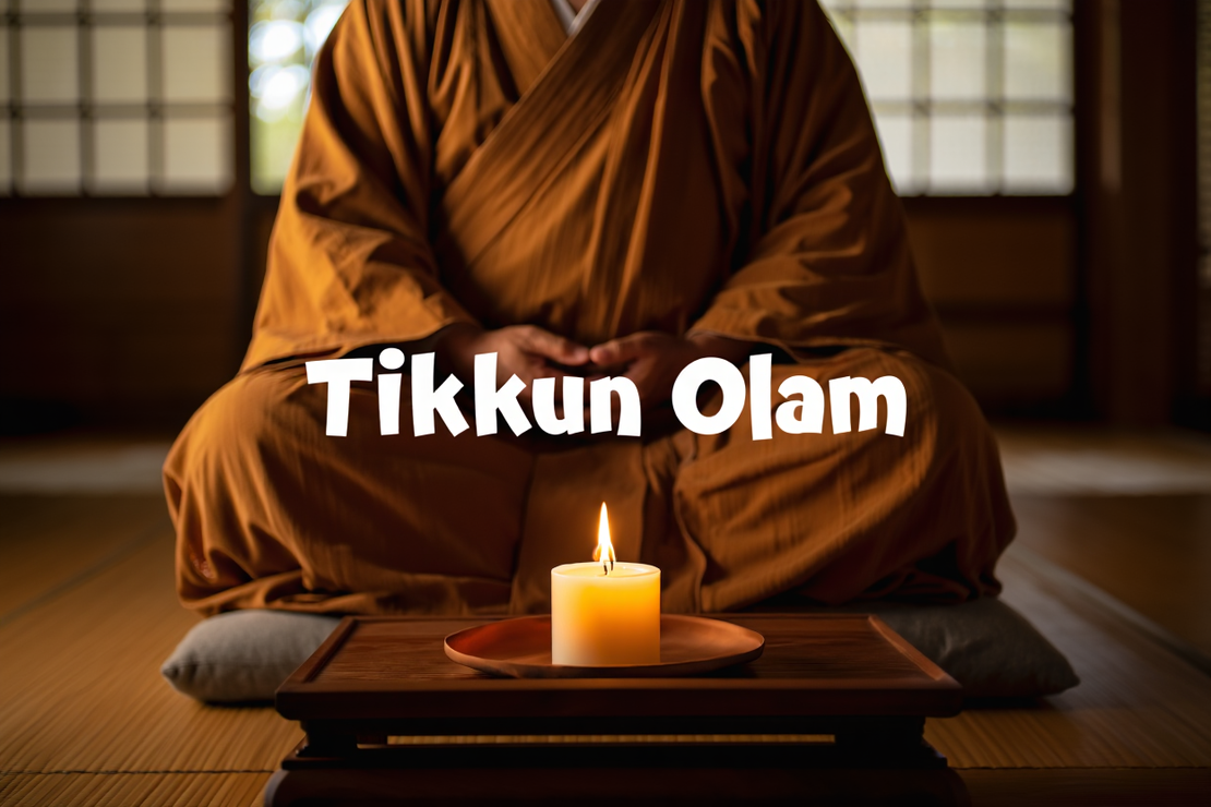 The sacred work of staying: reflections on tikkun olam and zen